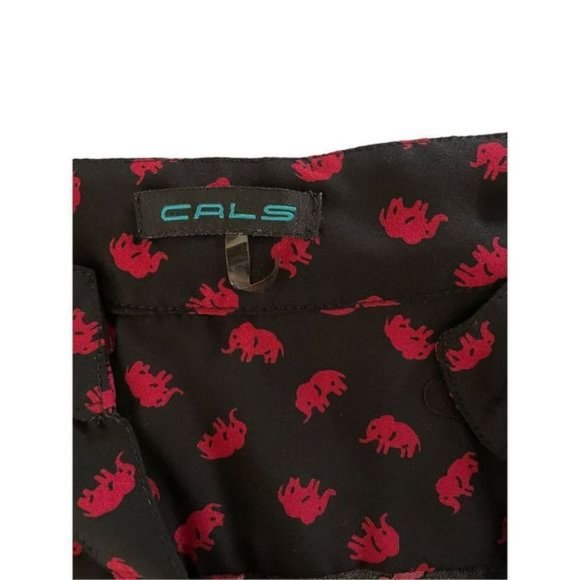 Cals elephant print blouse (#455) - Picture 8 of 9